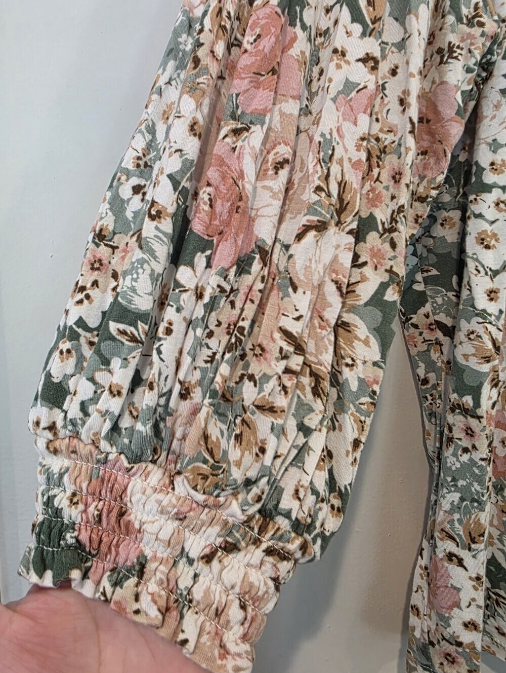 Stitch by Chenault Size XXL Floral Boho Top Rayon Lightweight Comfortable - Picture 3 of 9